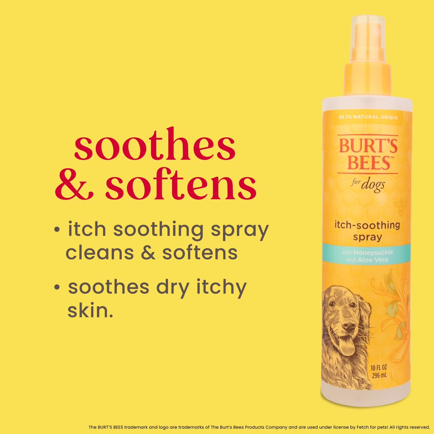 Soothing Natural Anti-Itch Spray for Dogs & Puppies - 10 Oz.